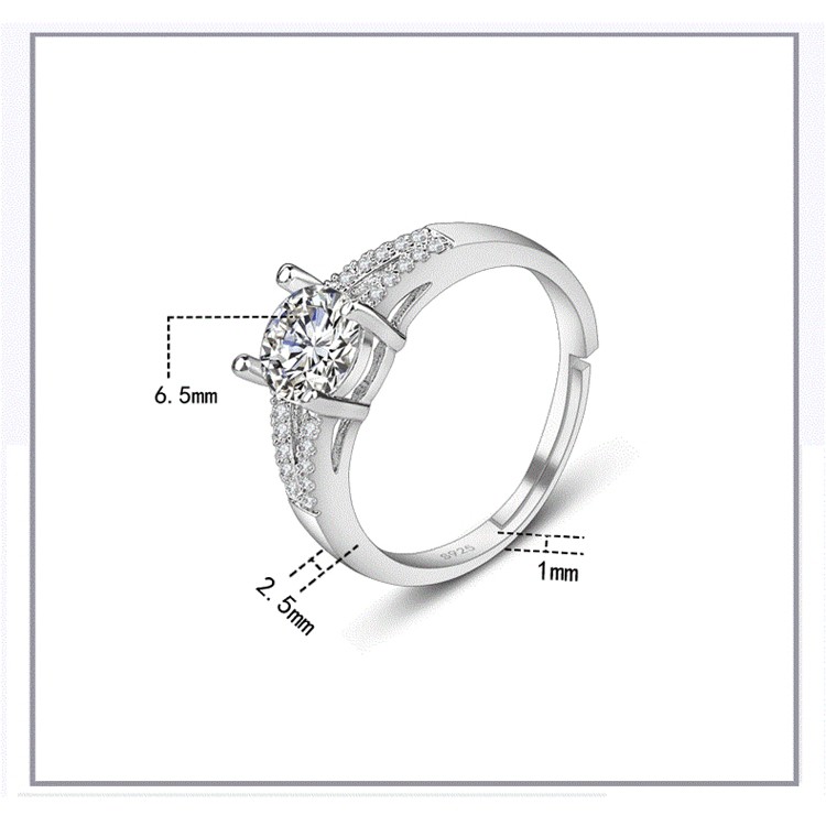 Nhẫn nữ bạc Ý S925 xinh xắn - N67