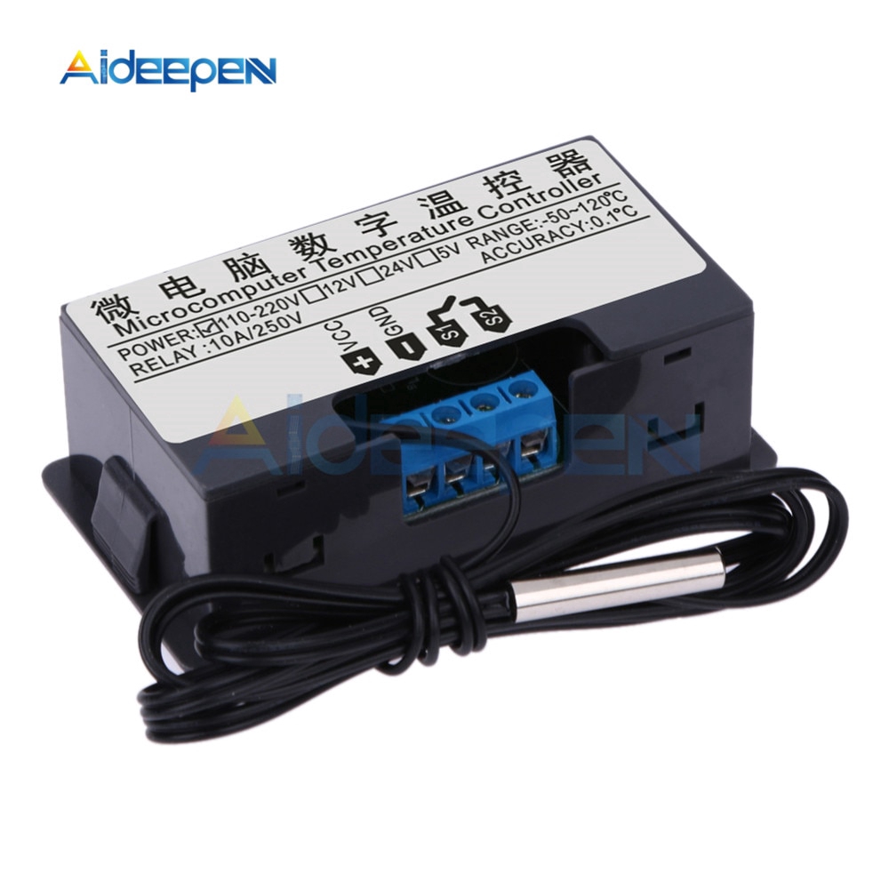 Bộ điều khiển nhiệt độ màn hình kỹ thuật số W3230 Dc 12v 24v 110v 220v Ac