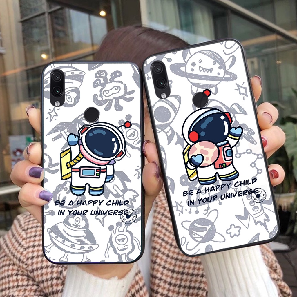 Ốp lưng Xiaomi Mi A2/Mi 6X - Redmi S2 - Redmi 7 - Redmi Note 7 - Redmi Note 7 pro mẫu phi hành gia vũ trụ cute cực bền