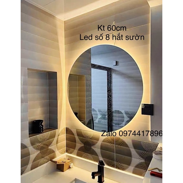 Gương led tròn hắt sườn 𝐇𝐚̀𝐧𝐠 𝐡𝐨𝐭, 𝐠𝐢𝐚́ 𝐱𝐮̛𝐨̛̉𝐧𝐠 gương led cảm biến Việt Nhật