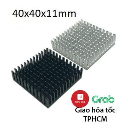 Nhôm tản nhiệt kích thước 40x40x11mm