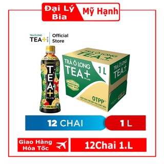Thùng 24 Chai Trà Ô long Tea+ (455ml/Chai)