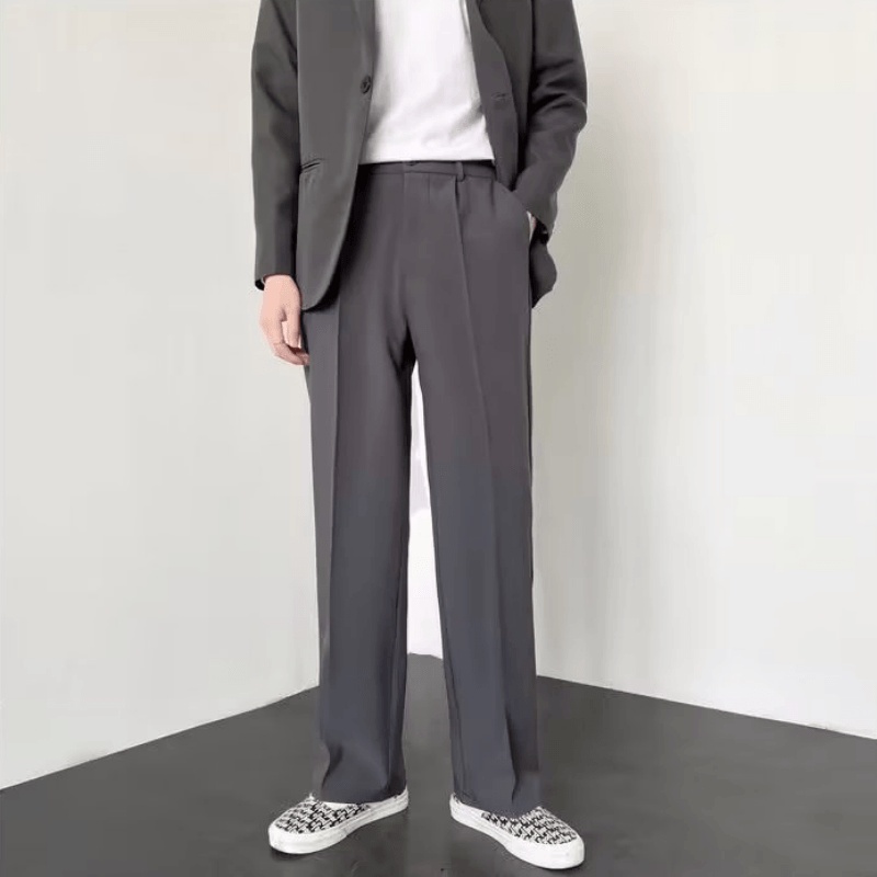 Phiên Bản Hàn Quốc ​Quần Dài Dáng Rộng Thiết Kế Hợp Thời Trang (Size M-3XL)