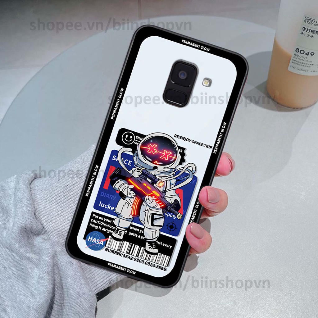 Ốp Samsung A8 2018 / A8 Plus / A8+ phi hành gia vũ trụ space.x siêu đẹp, thời trang