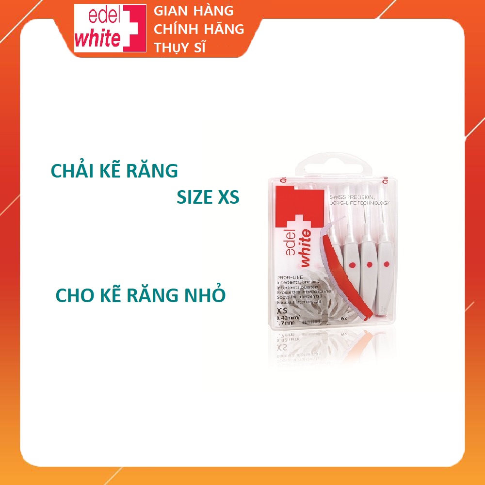 Chải kẽ răng edelwhite PROFI-LINE size XS