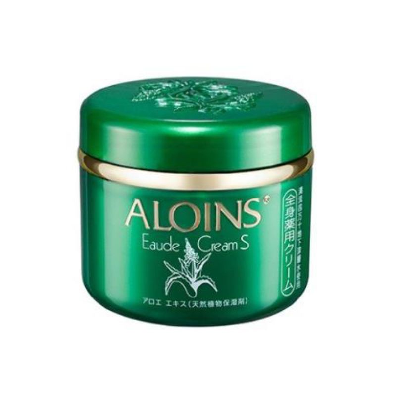 KEM DƯỠNG TRẮNG DA CHO MẶT VÀ TOÀN THÂN ALOINS 185GR - HÀNG NHẬT NỘI ĐỊA, chiết xuất từ lô hội lành tính dưỡng ẩm trắng