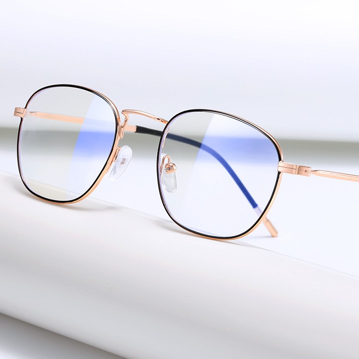 Mắt Kính MATA Gọng Kim Loại Chống Tia Sáng Xanh Thời Trang