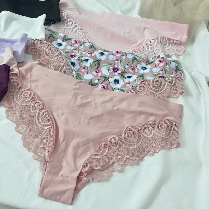 Combo 10 quần lót nữ su đúc nguyên mông nửa mông nhiều mẫu thoải mái kháng khuẩn cao cấp các hãng