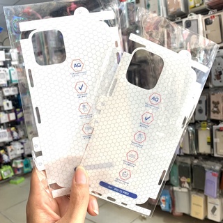Miếng dán lưng 4 lớp PPF chống vân tay iphone 6p,7p,x.xmax,iphone11,12, 12 promax