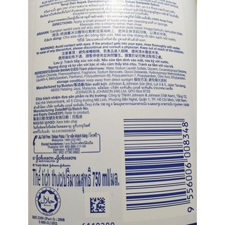 Sữa tắm Johnson's PH 5.5_750ml