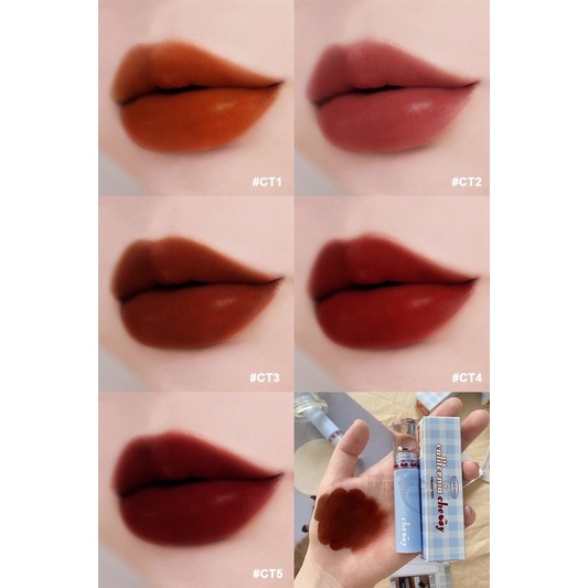 Son Kem Lì, Lên Màu Chuẩn Dearmay California Cherry Velvet Tint 4.4g