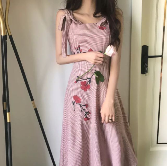 [ORDER] Đầm ulzzang thêu hoa tiểu thư cực xinh 😍 | BigBuy360 - bigbuy360.vn