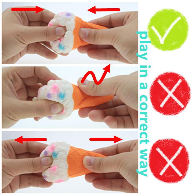Móc Khóa Hình Cây Kem Xinh Xắn Ngộ Nghĩnh