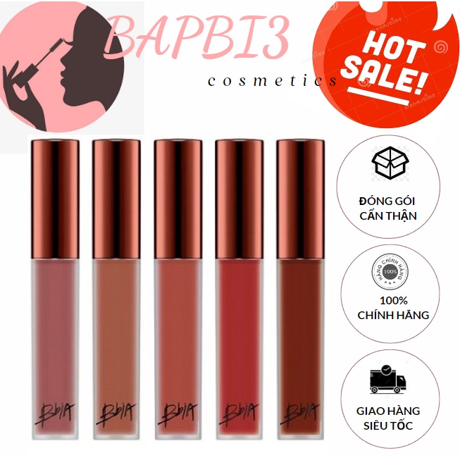 Son kem lì Bbia Last Velvet lip tint ver 8 chính hãng