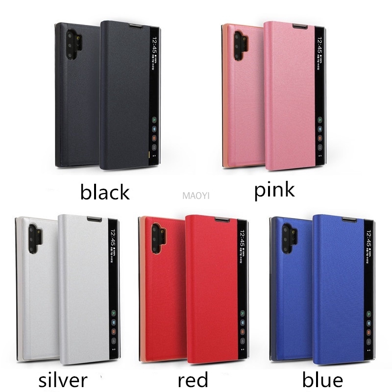 Bao da điện thoại cho Samsung Note 8 9 Note 10 Plus Lite Flip Case Samsung Galaxy S9 S10 Plus S10E