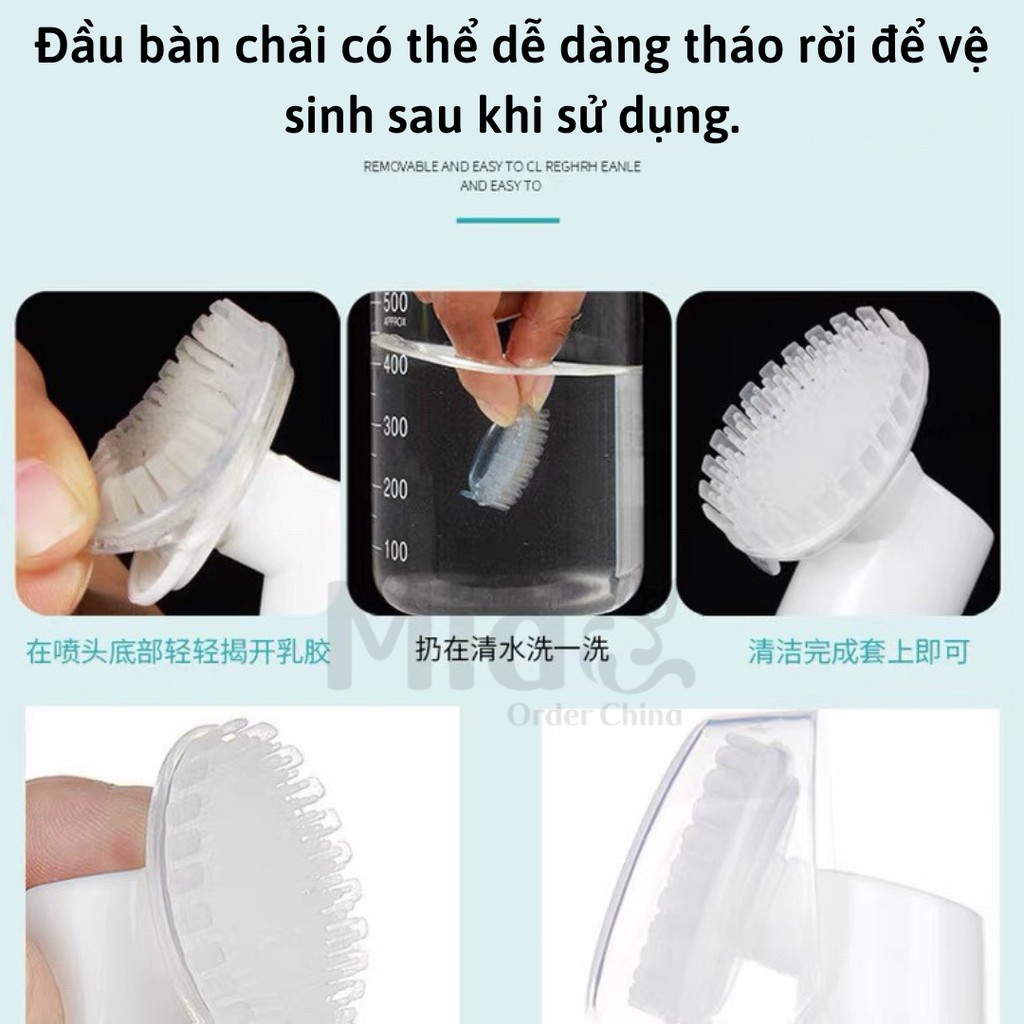 Bọt rửa chân chó mèo, masage và làm sạch kẽ chân cho thú cưng không cần rửa lại với nước.