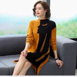 ĐẦM LEN SUÔNG PHỐI MÀU CAO CẤP
