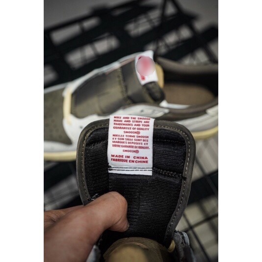 Giày Sneaker Tra.vis Scott x Air Jor.dan1,Giầy thể thao Mocha Nâu Trắng Sữa Cổ Thấp Siêu Phong Cách