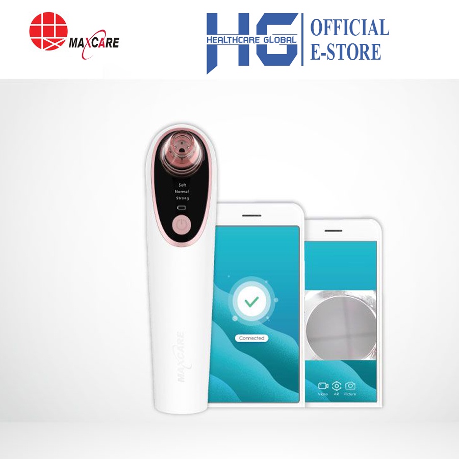 [Tích hợp CAMERA Soi Da] Máy Hút Mụn MAXCARE MAX666PRO | Loại Bỏ 99.5% Mụn Cứng Đầu Như Mụn Đầu Đen, Mụn Cám,...