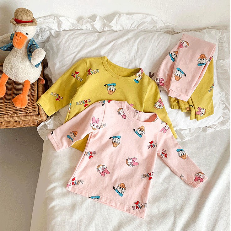 Set Áo Thun Tay Dài &amp; Quần Dài Dành Cho Bé