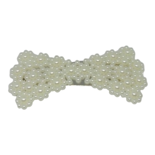 {HÀNG CÓ SẴN}Kẹp tóc mái đính ngọc trai nhân tạo (2.7X8cm)
