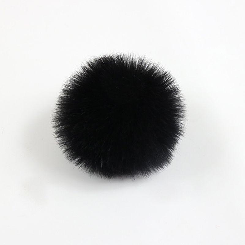 Bộ 2 Dây Pompom 8cm 14 Màu Cầu Vồng Co Giãn