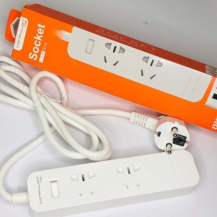 [Amy Store] [VIP] Ổ Cắm Điện Đa Năng Có Cổng USB Chính Hãng Konfulon