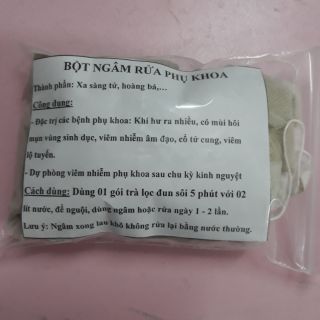 Bột ngâm rửa phụ khoa thảo dược (gói 10 túi trà lọc)