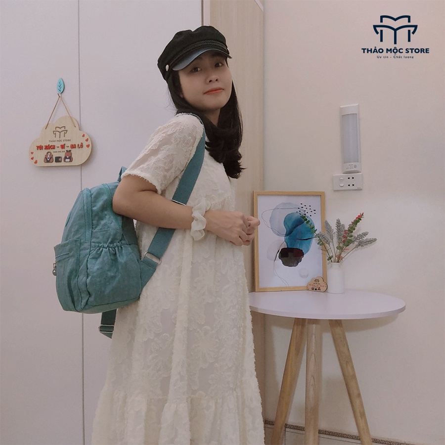 Balo vải nữ thời trang đẹp phong cách hàn quốc đi chơi du lịch picnic size nhỡ Thảo Mộc Store TMB20