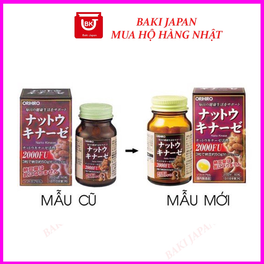 Viên uống chống đột quỵ 2000FU Orihiro Nhật bản 60 viên