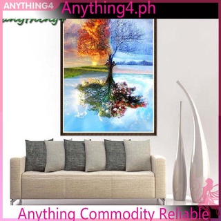 Bộ tranh thêu chữ thập đính đá 5D tự làm vẽ hình cây nghệ thuật trang trí nhà cửa tuyệt đẹp