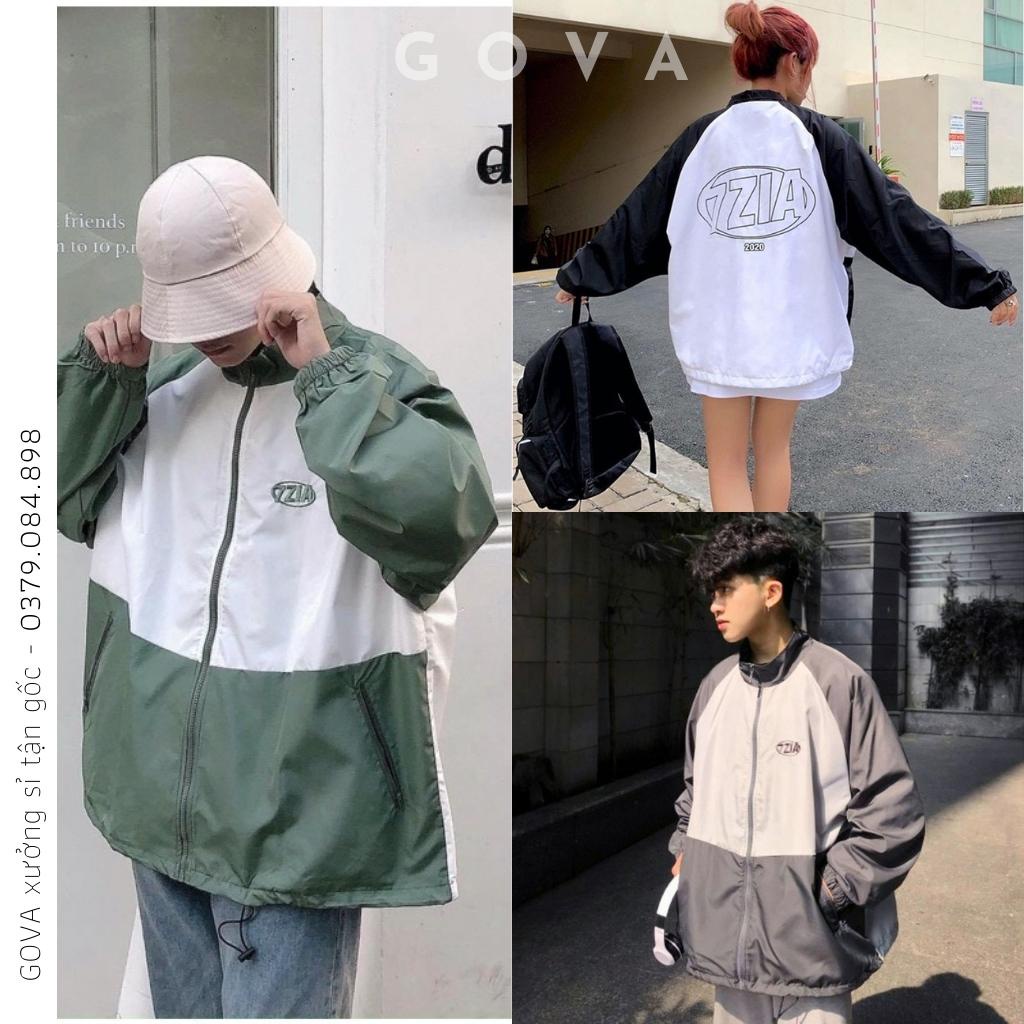Áo Khoác Dù 2 Lớp 7ZIA 2022 Nam Nữ Form Rộng Nhiều Mẫu, Áo Gió Chống Nắng Kiểu Bomber GOVA
