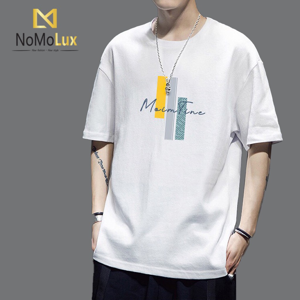 Áo thun nam ngắn tay 💢 Freeship 💢 Áo phông nam cổ tròn NoMoLux mã HT012 chất thun cotton co dãn mềm mại | BigBuy360 - bigbuy360.vn