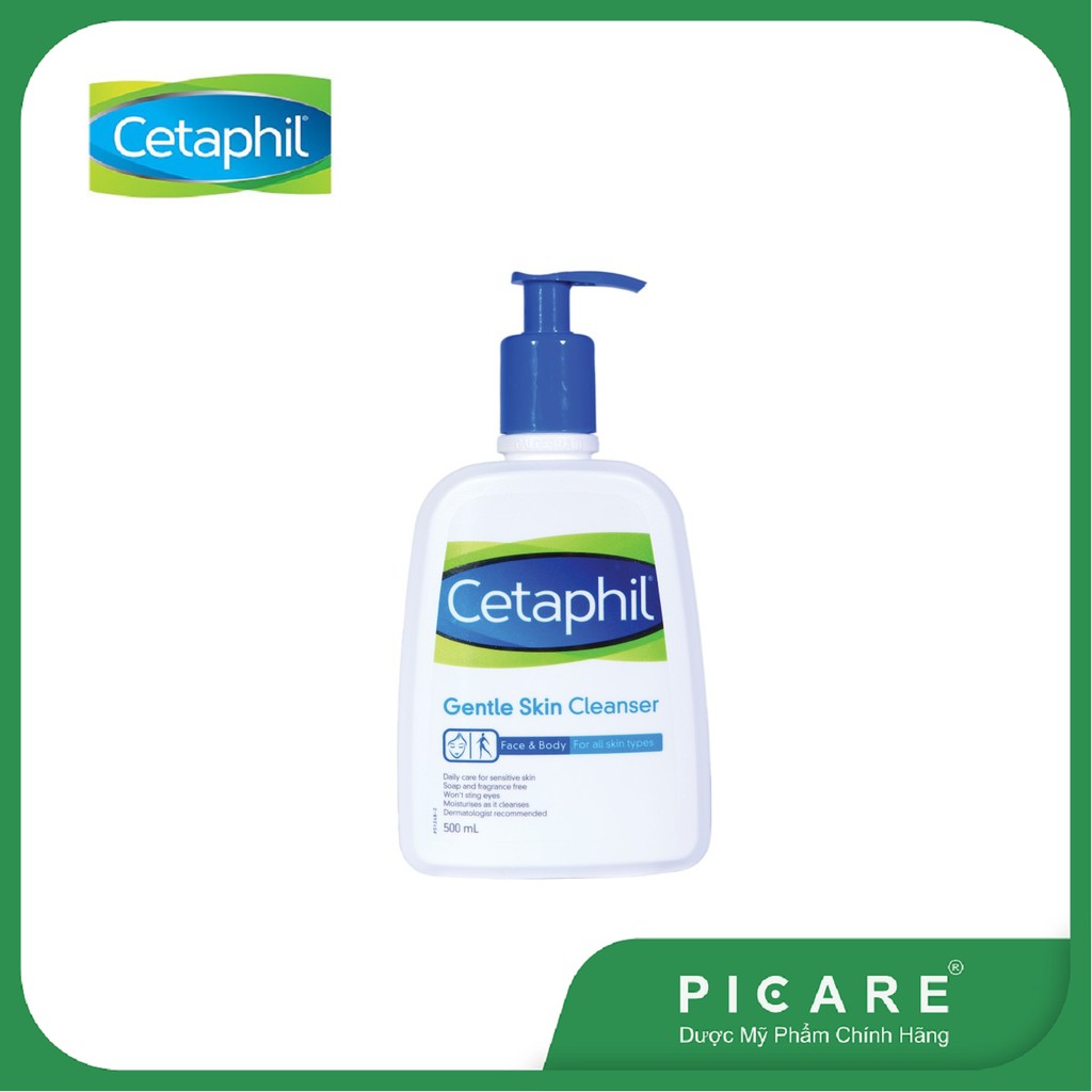 Sữa rửa mặt dịu nhẹ Cetaphil Gentle Skin Cleanser 500ml