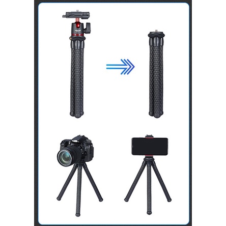 Chân Bạch Tuộc Ulanzi 30CM MT-11 Cho Máy Ảnh Điện Thoại, Tripod Đa Năng Mini Cầm Tay