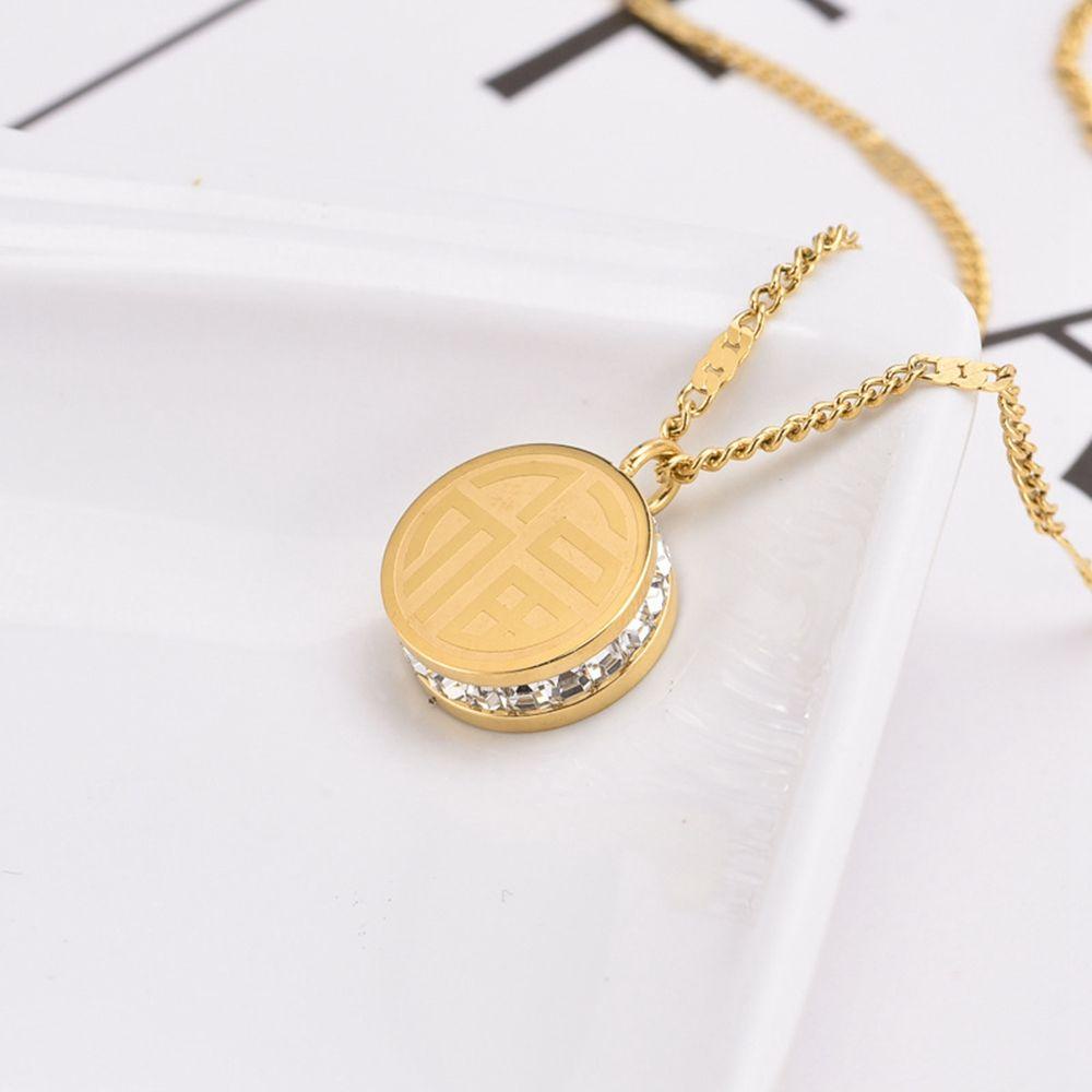 BACK2LIFE Vòng cổ Mạ Vàng Phong Cách Trung Hoa Sang Trọng Cho Nữ