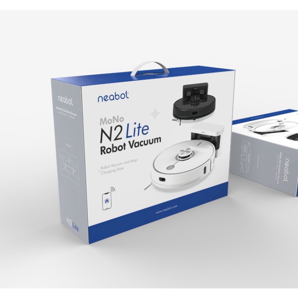 Robot Hút Bụi Lau Nhà Neabot N2 Lite - LDS 4.0 - Lực hút khỏe 2700pa - Pin lớn 5200mah -  bản quốc tế