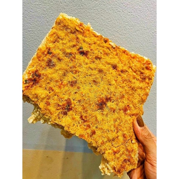 Cơm Cháy XìKe Phủ Ruốc Muối Tôm Hành Phi siêu ngon