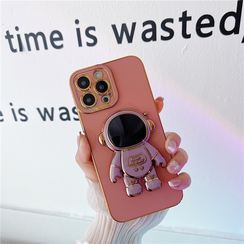 Ốp Điện Thoại Silicon Chống Sốc Chống Rơi Hình Phi Hành Gia Cho Iphone7/8PLUS X XS XR XSMAX i-phone11 12 13PROMAX