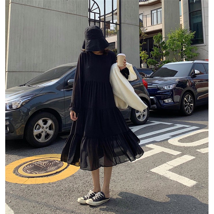 CÓ SẴN | ĐẦM TRẮNG NHĂN ULZZANG