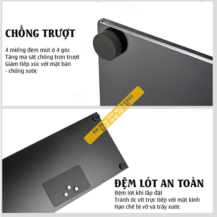 Chân đế tivi để bàn, chân tv đa năng dùng cho mọi hãng tivi từ 19-37 inch