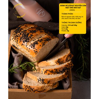 Bánh mì gối nguyên cám mix hạt Eatclean