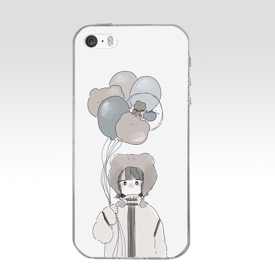 Ốp Lưng TPU Mềm In Hình Thời Trang Cho iphone 5 5s se 6 6s