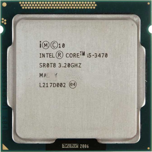 Bộ vi xử lý Intel CPU Core i5 3470 3.6GHz (4 lõi, 4 luồng) + Tặng keo tản nhiệt