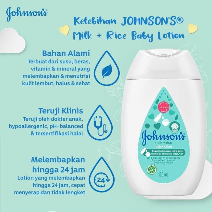 (hàng Mới Về) Sữa Dưỡng Johnson 's Baby Milk + Lotion 100ml & 200ml