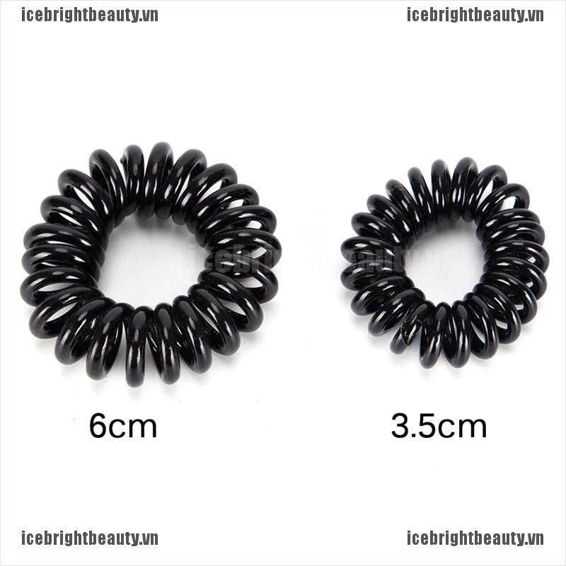 Bộ 10 Dây Cột Tóc Lò Xo Nhiều Màu Sắc