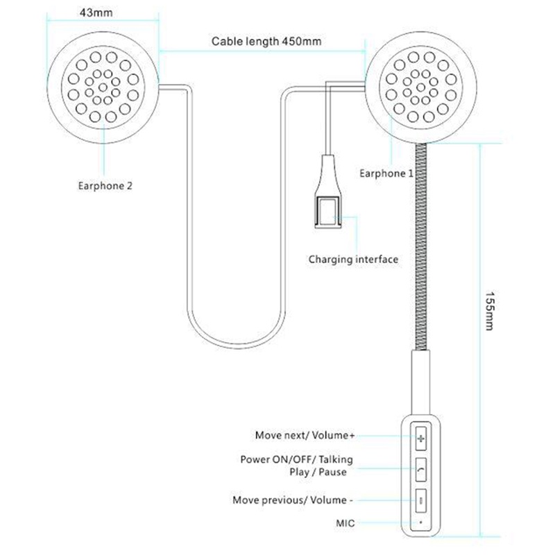 Tai Nghe Bluetooth Bonjible 4 0 Không Dây
