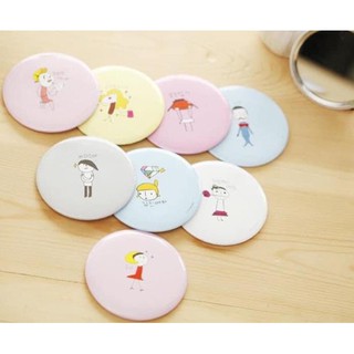 Combo sỉ gương tròn mini bỏ túi 7cm Bin2312