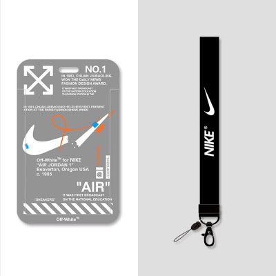 Dây Đeo Thẻ Tên/Thẻ ID In Logo Nike Thời Trang Chất Lượng Cao