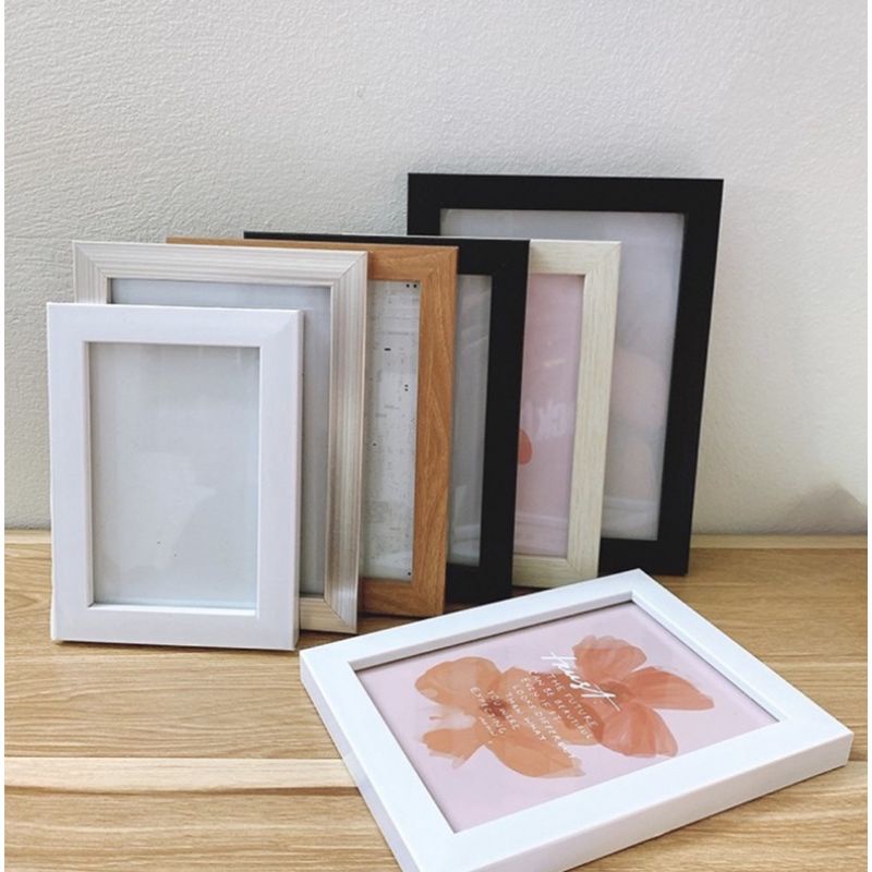 Khung ảnh treo tường A6(10x15) B6(13x18) A5(15x21) khung hình tặng kèm đinh 3 chân